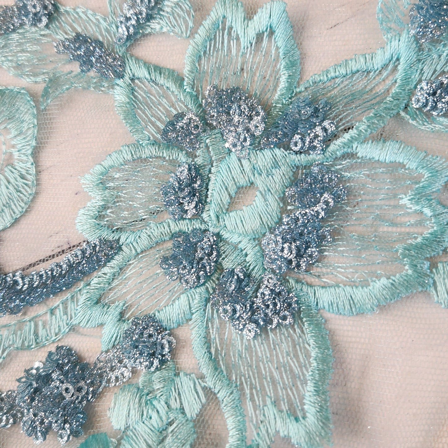Under the sea sequin mesh