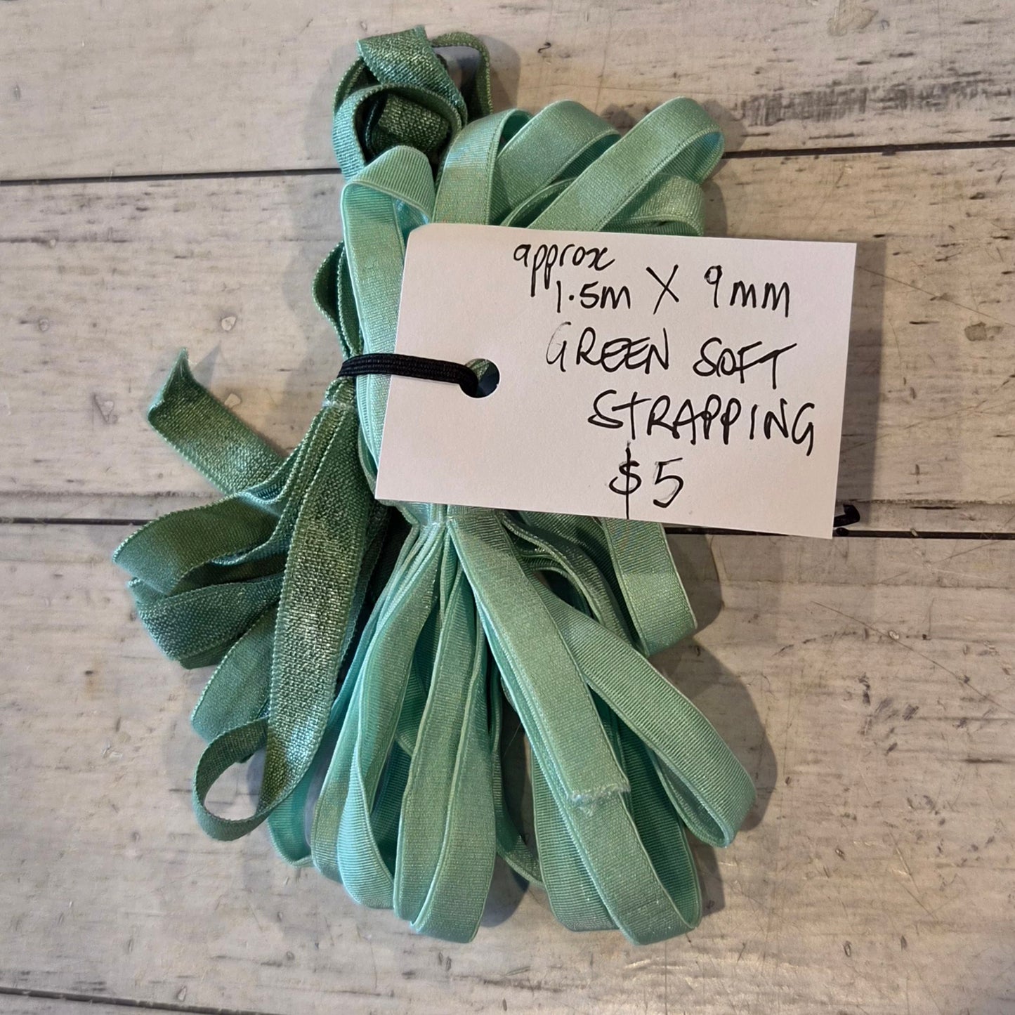1.5m Green soft strapping