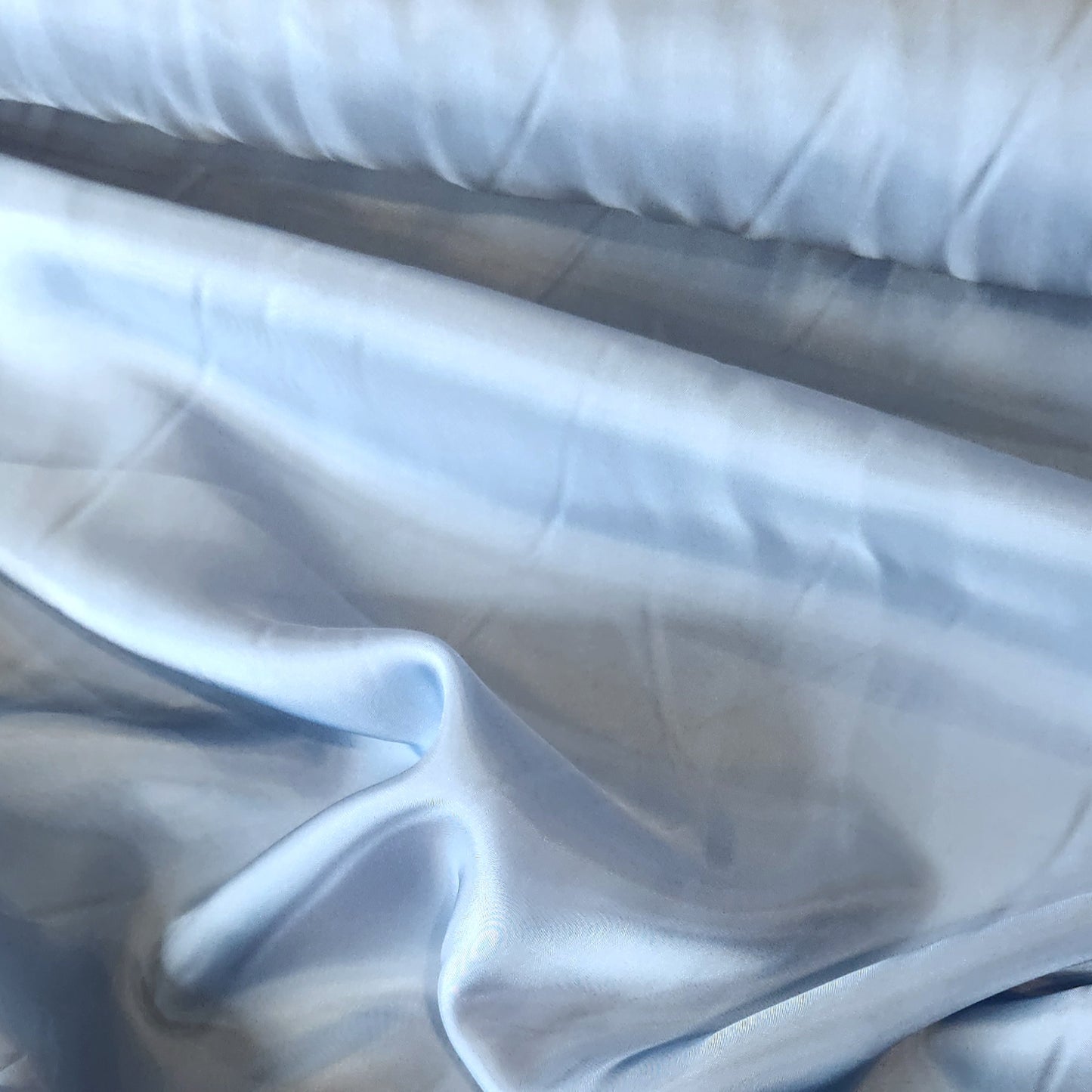 Sky blue acetate dress lining