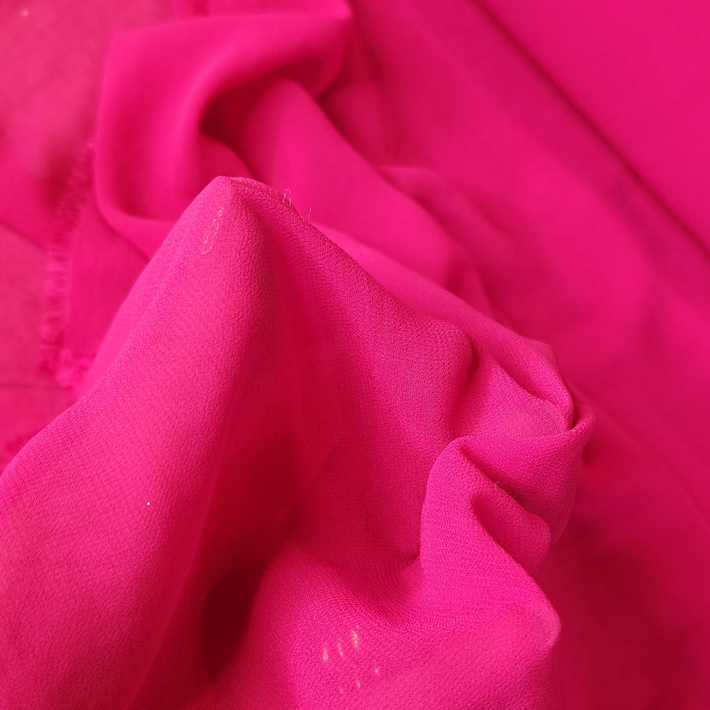 Hottest pink georgette
