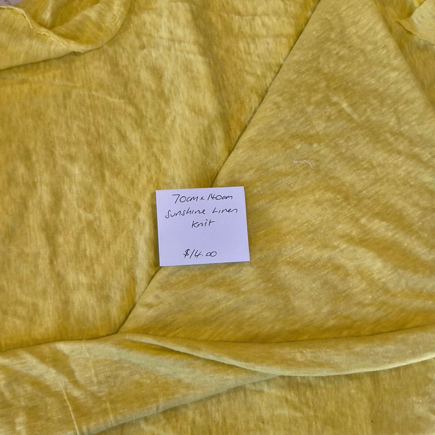 70cm Sunshine linen knit