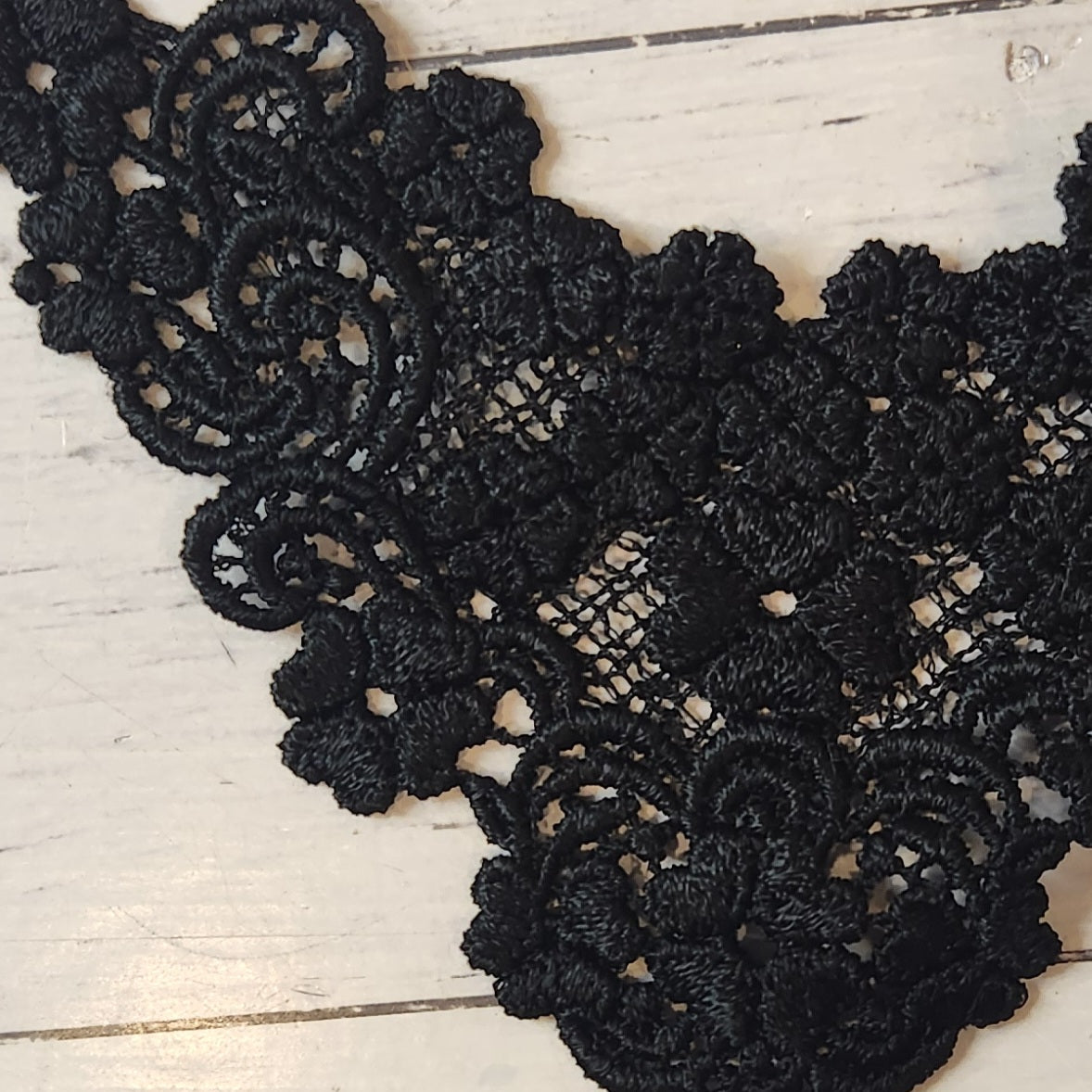 Black floral motiff