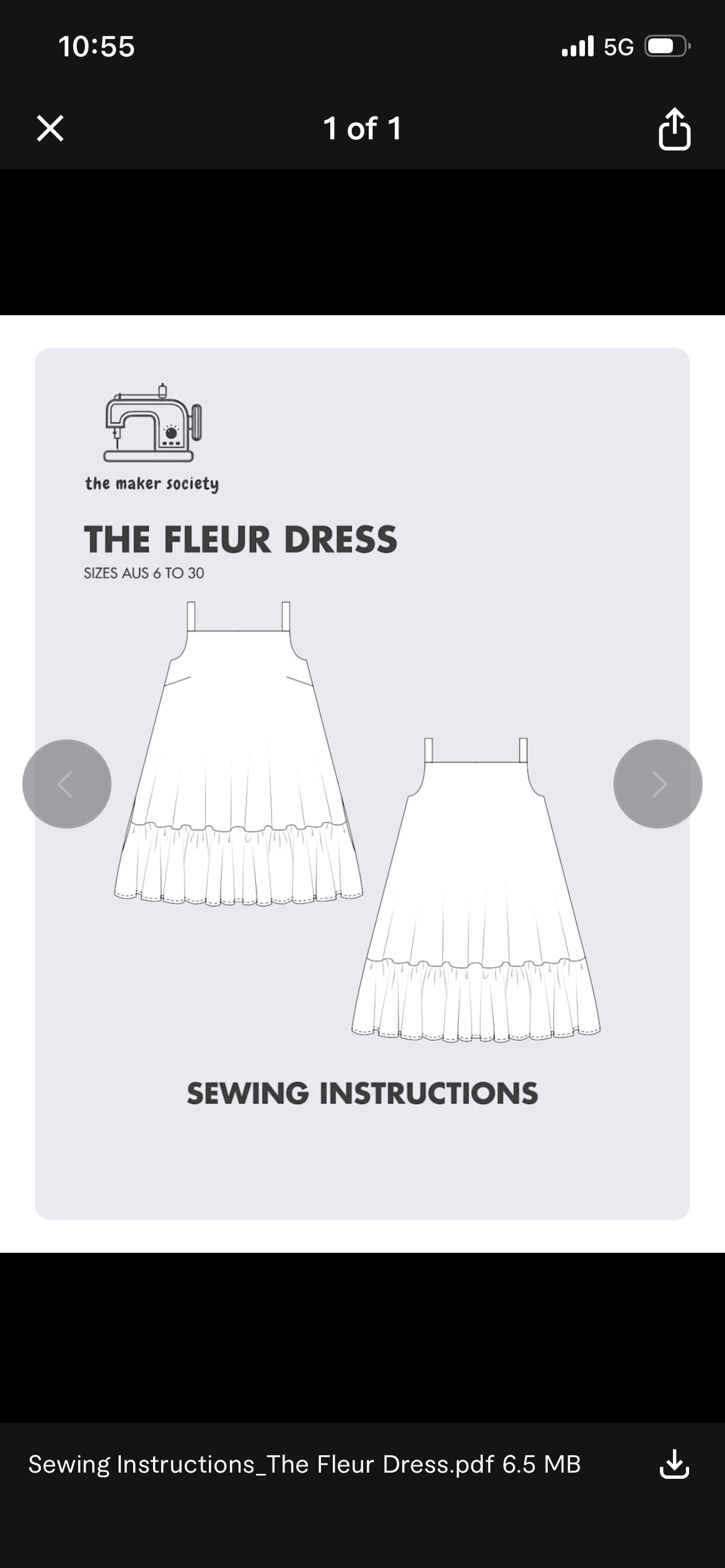 The Fleur dress