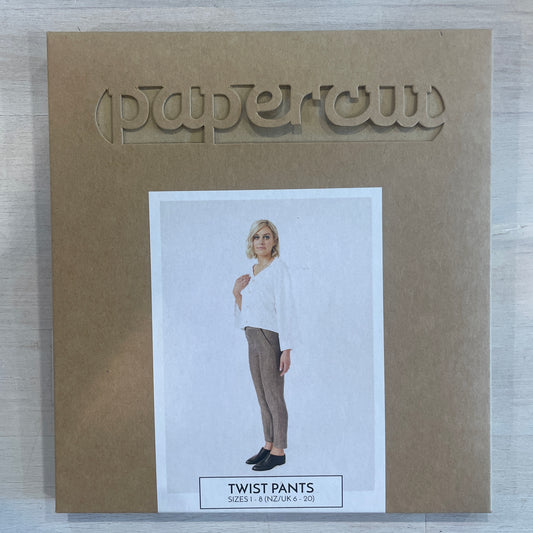 paper cut patterns twist pants