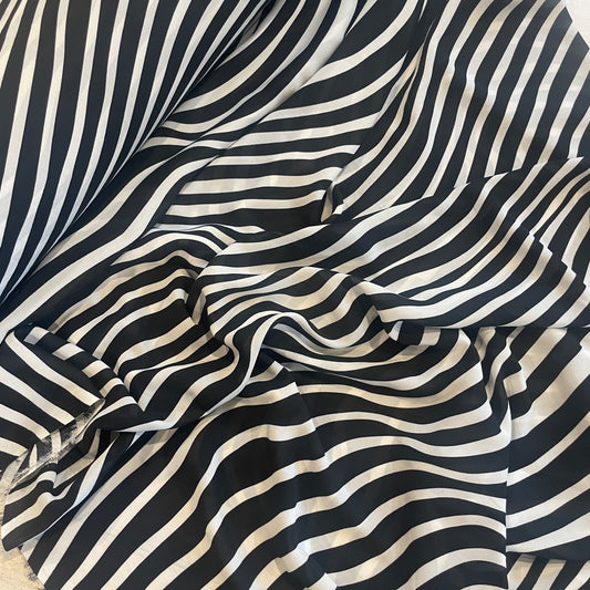 blurred lines double georgette