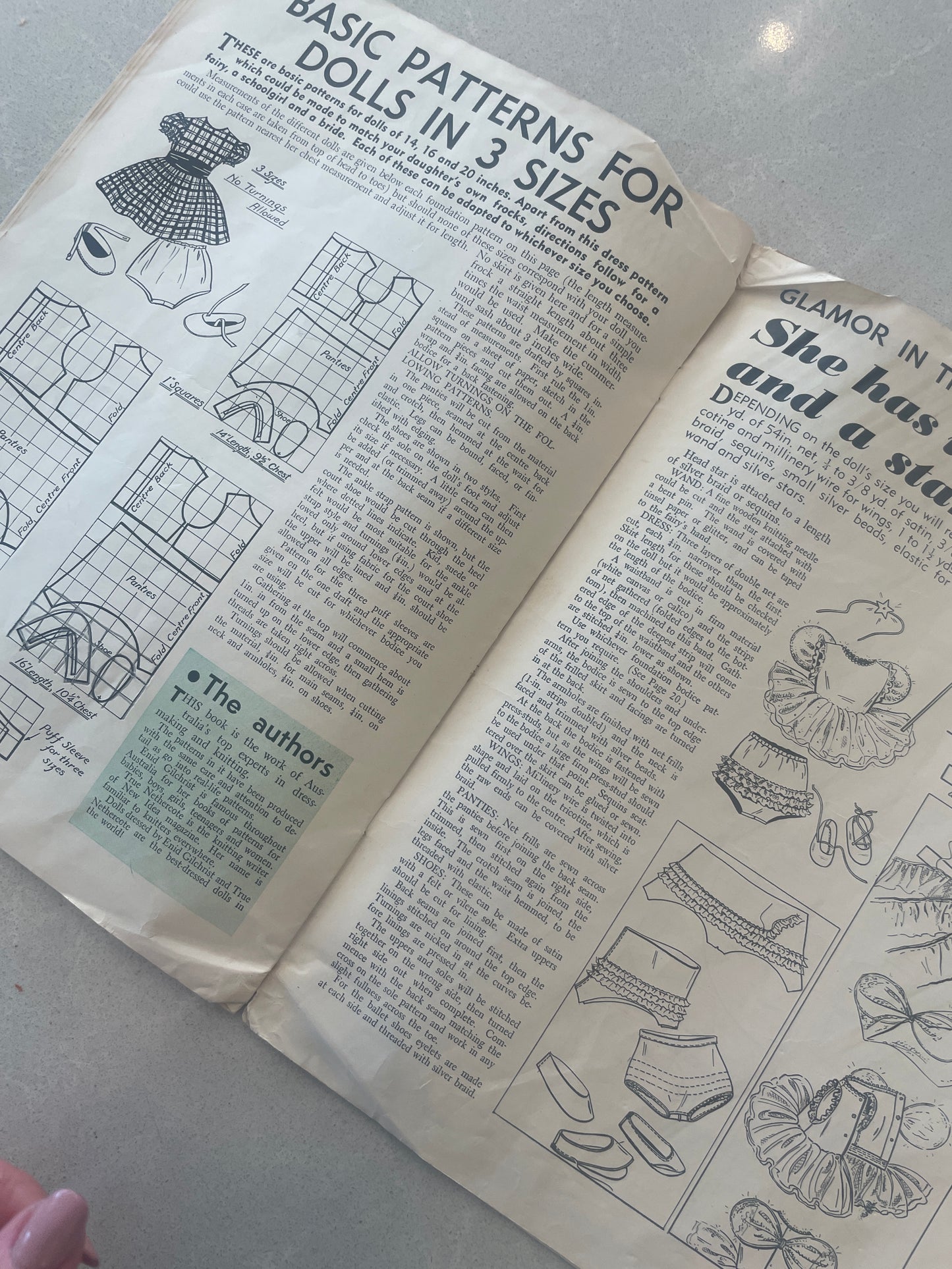 Enid Gilchrist dolls clothes pattern book
