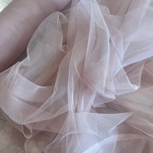 Dusty pink fine tulle