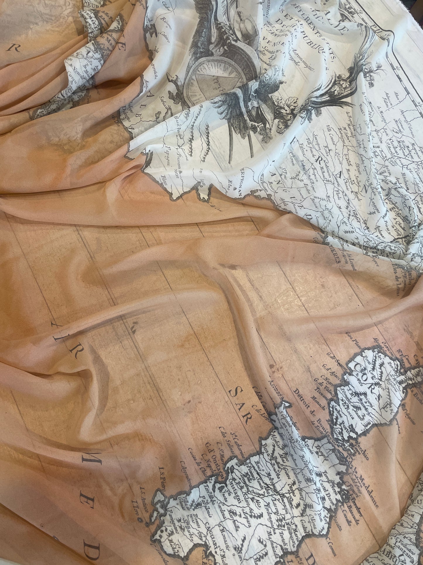 Mer Adriatique silk chiffon