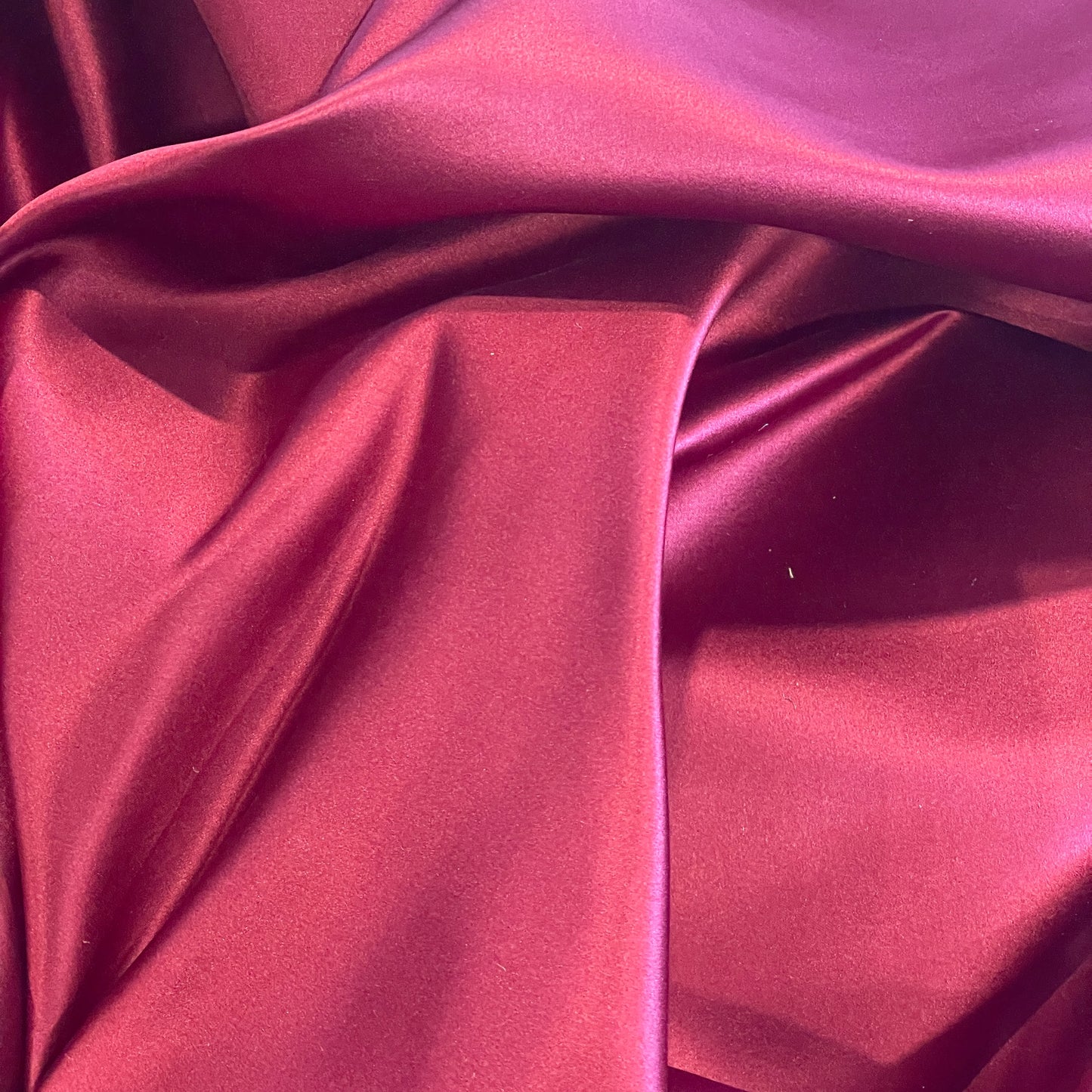 Merlot silk duchess satin