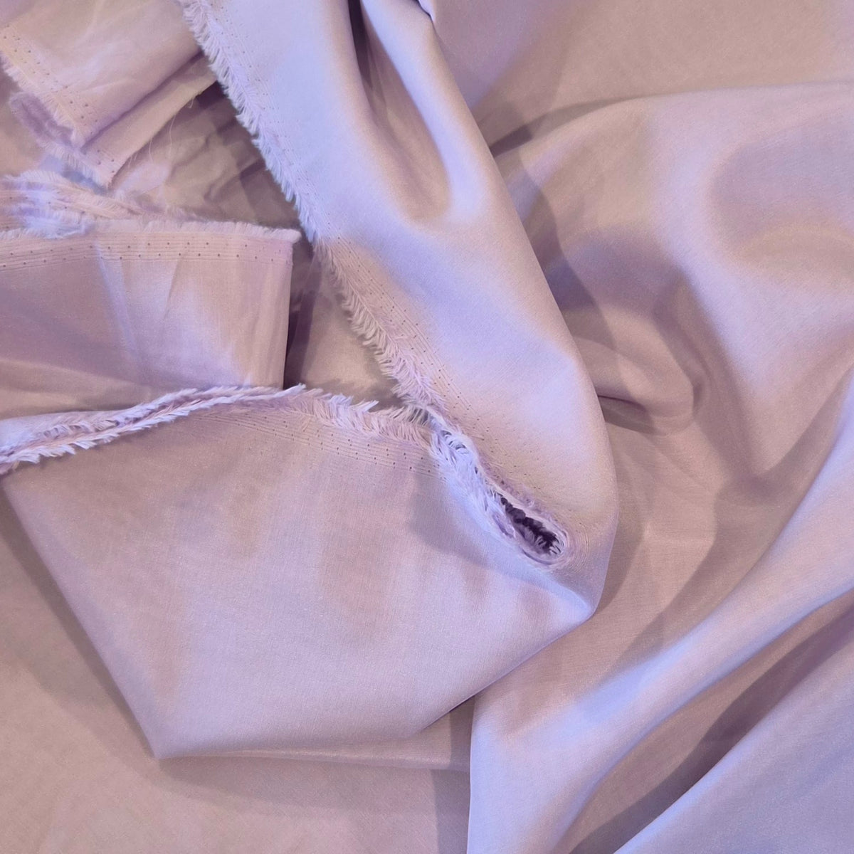 2.95m Mauve silk cotton voile
