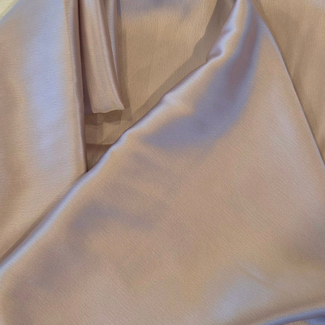90cm Dusty pink luxe drape satin