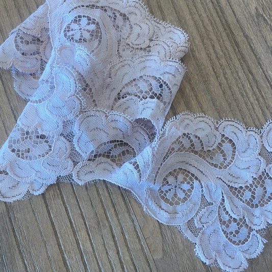 90cm dusty pink vintage lace