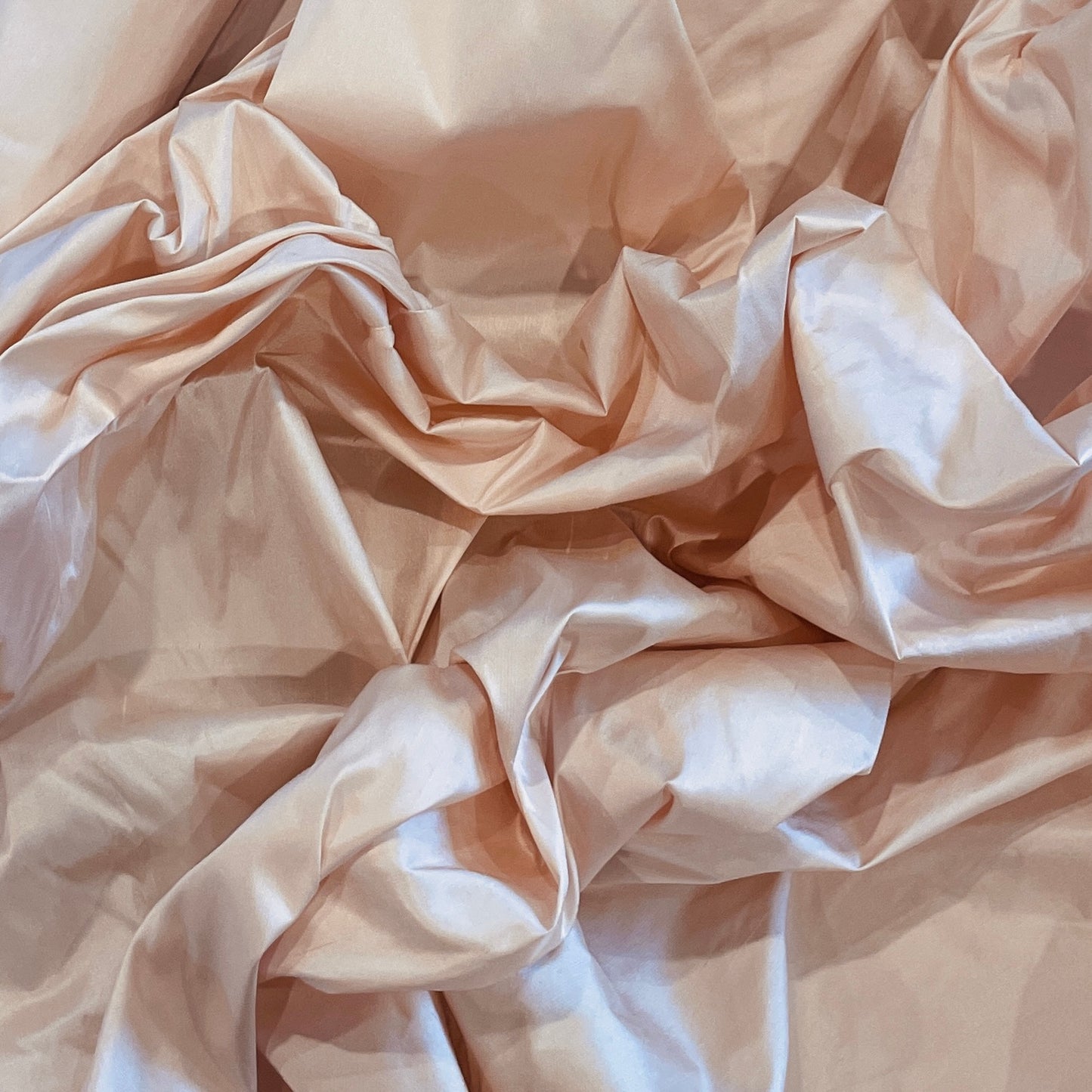 Blush silk taffeta