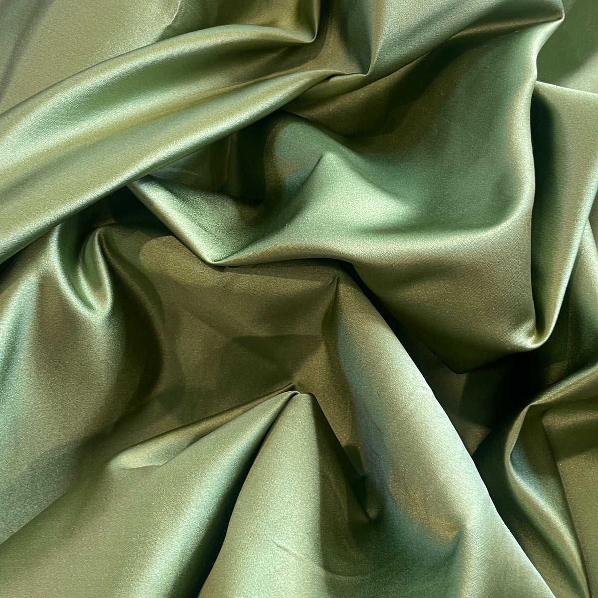 Pistachio  silk duchess satin
