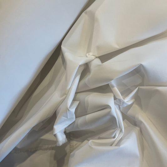 White stretch cotton