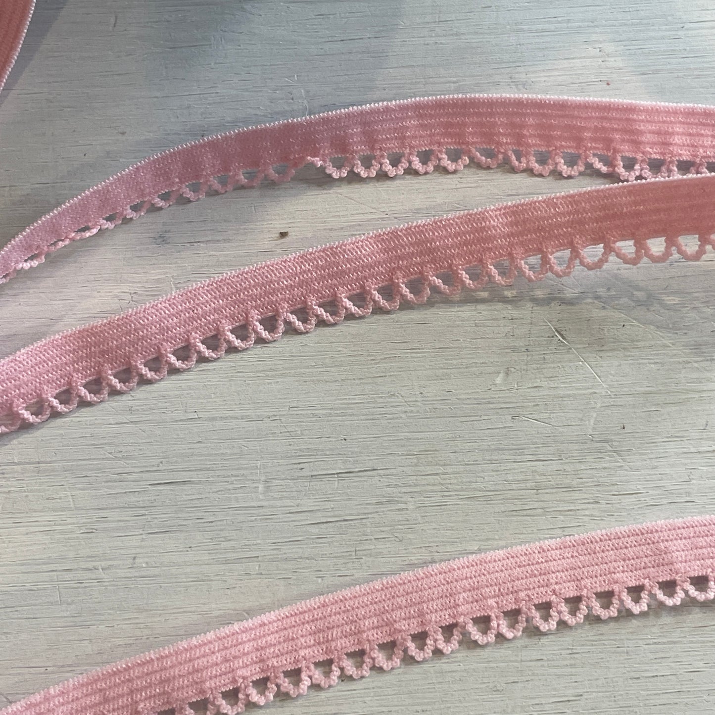 10mm rose pink soft picot