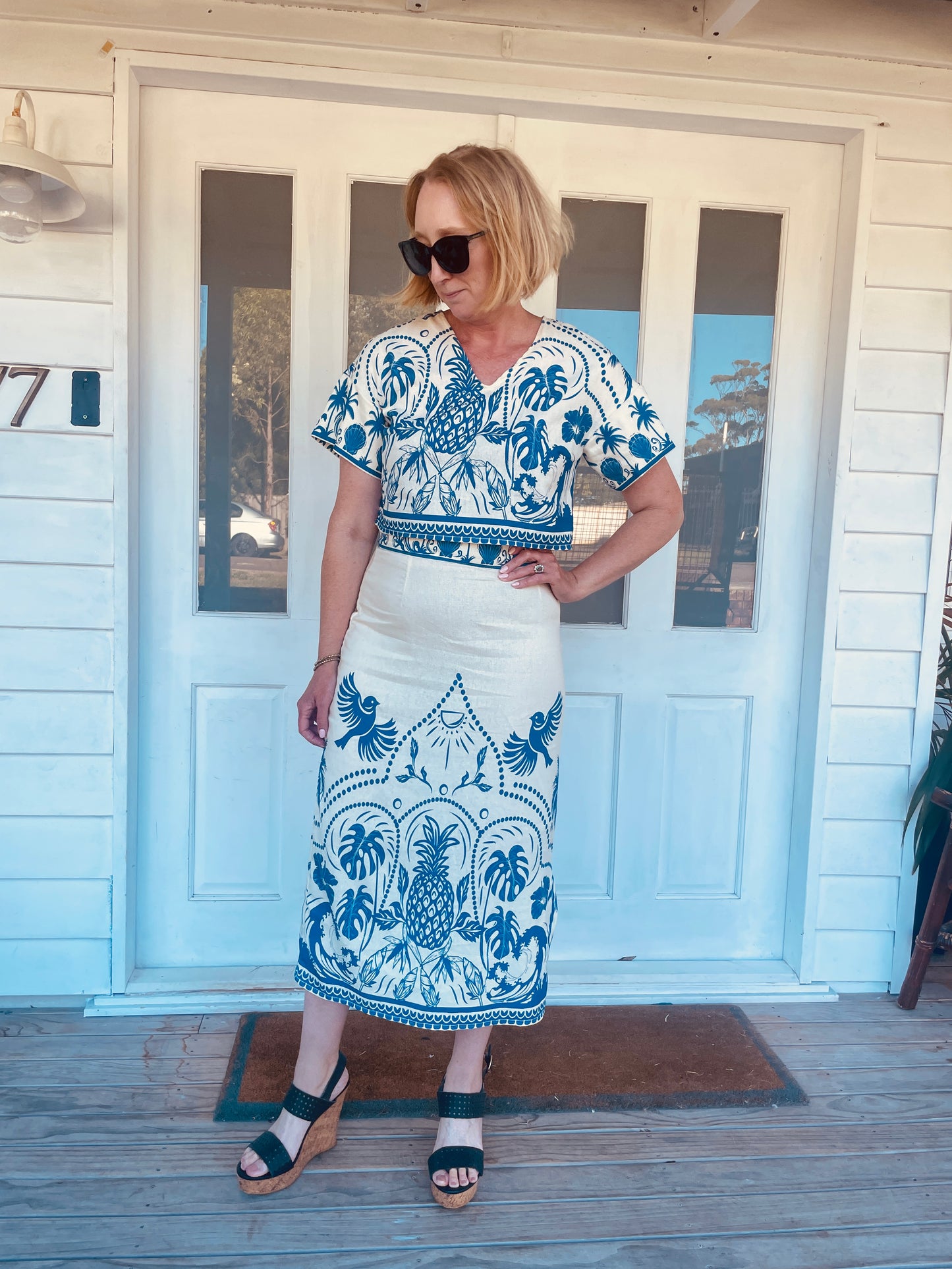 Paradise lost linen viscose MAKER SOCIETY EXCLUSIVE PRINT