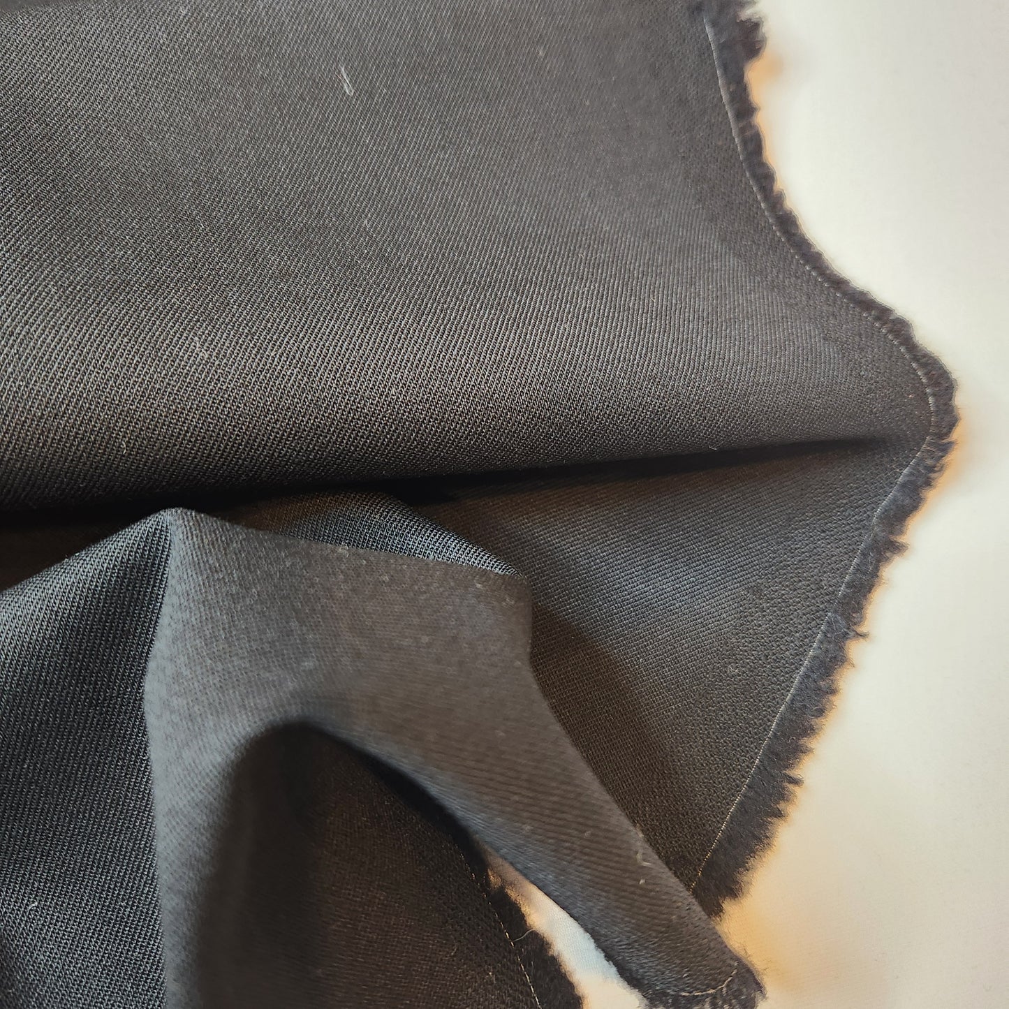 1.8m Black wool suiting