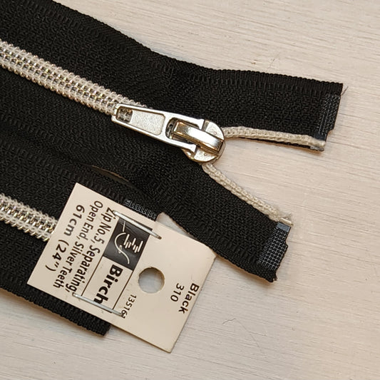 61cm Open-ended zip