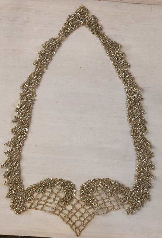 45. Beaded neck edging piece