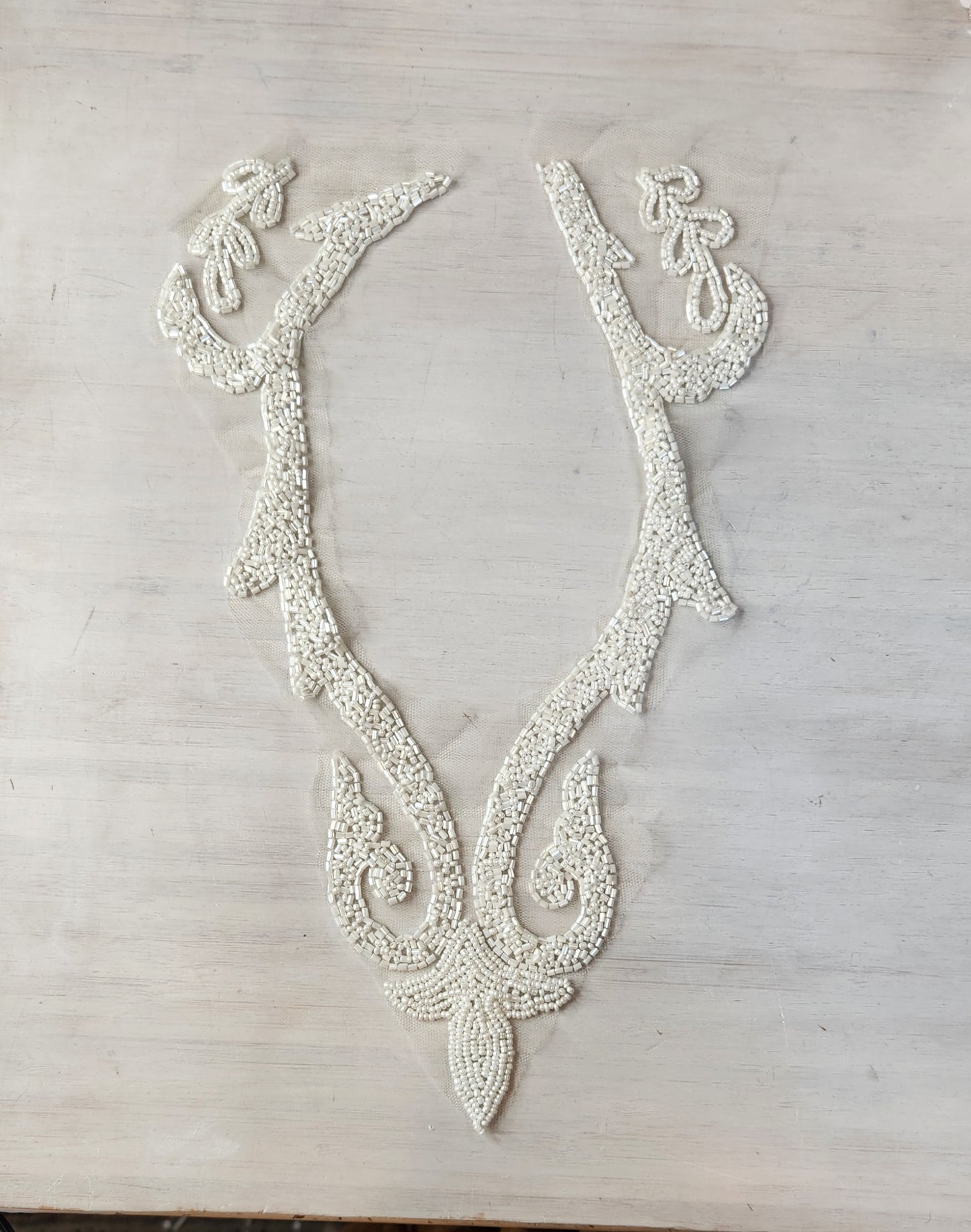 59. Beaded mesh motiff