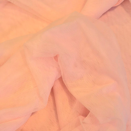 2.7m Pale pink soft mesh