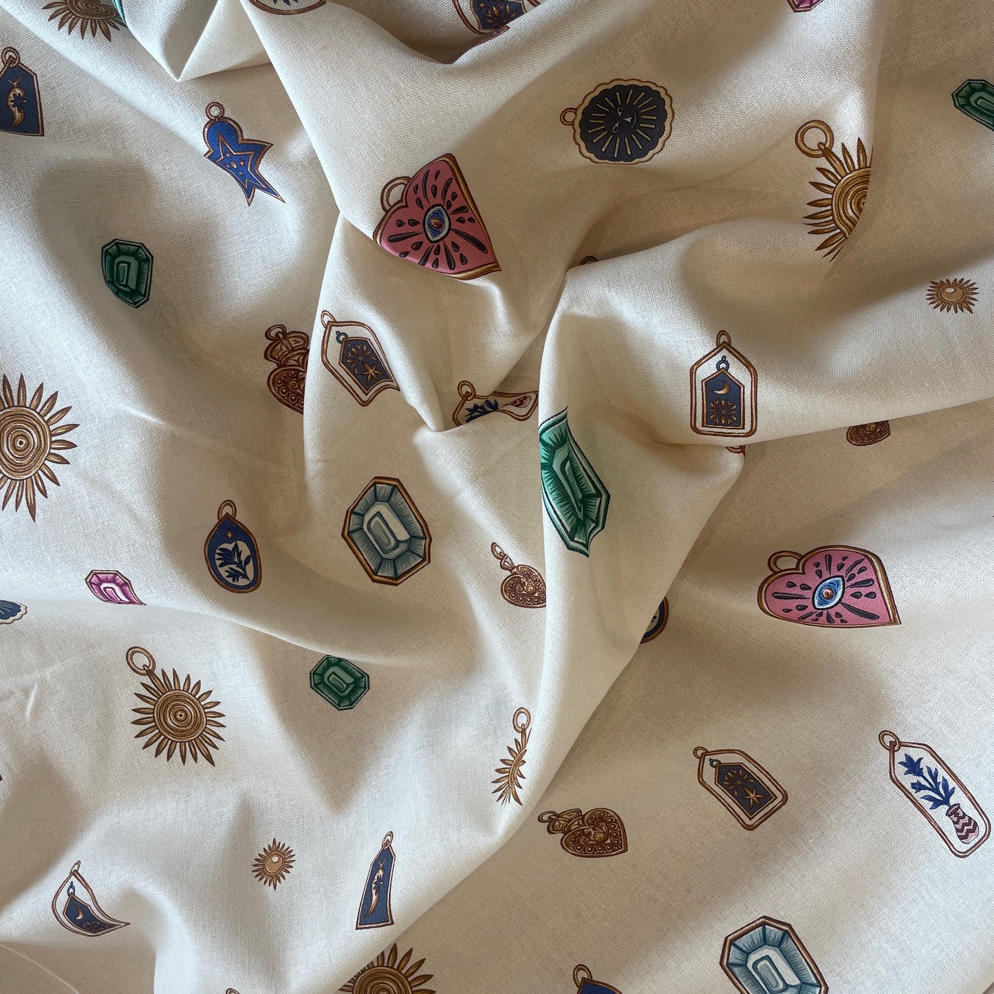Jewel linen viscose MAKER SOCIETY EXCLUSIVE PRINT