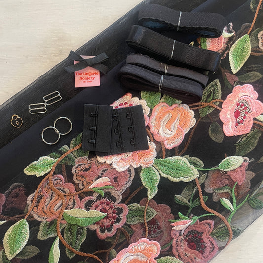Pink Fleur Wired Bra Kit