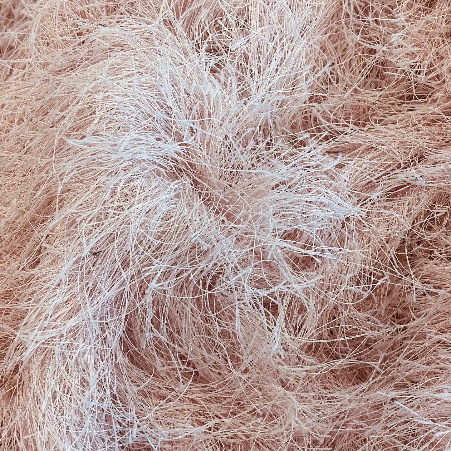 Fairy floss shaggy lurex knit