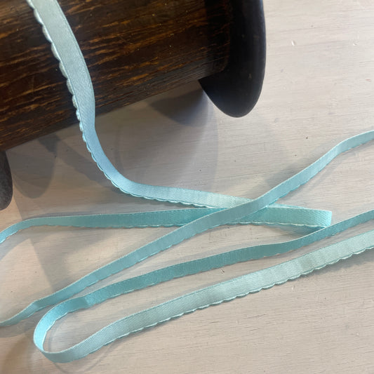 Blue topaz 10mm Plush Picot Elastic