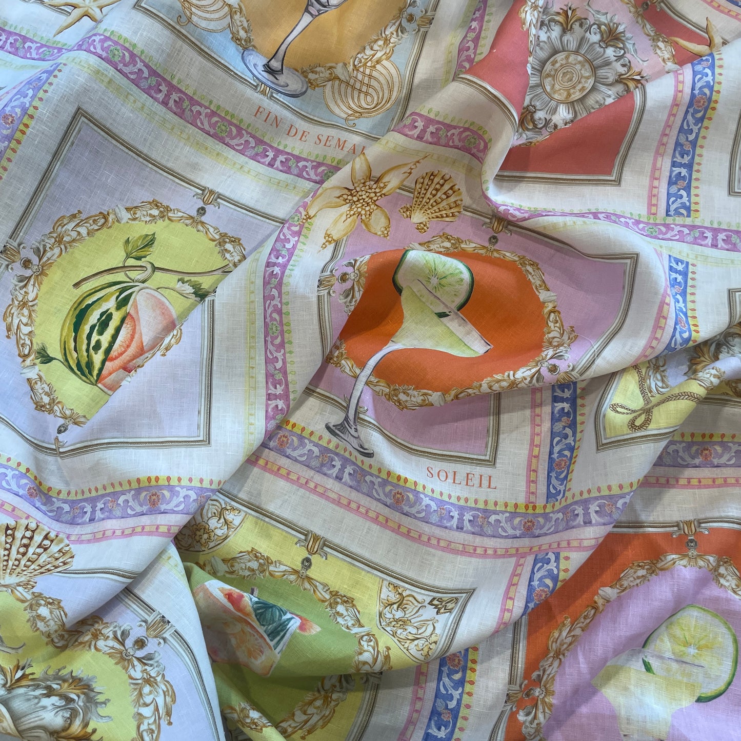 Riviera cocktails linen