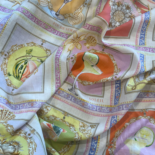 Riviera cocktails linen