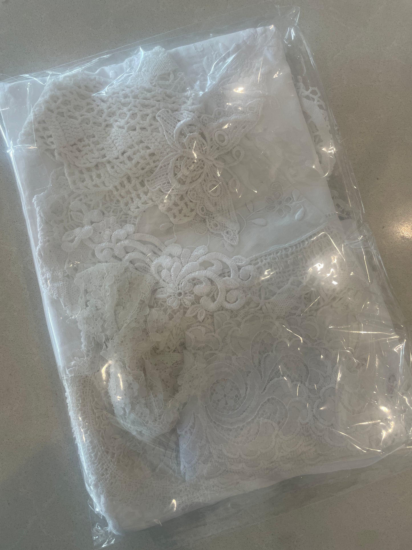 White vintage linen pack #4
