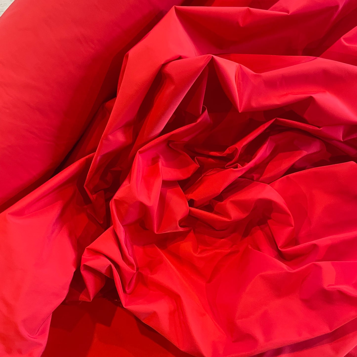Tomato red taffeta