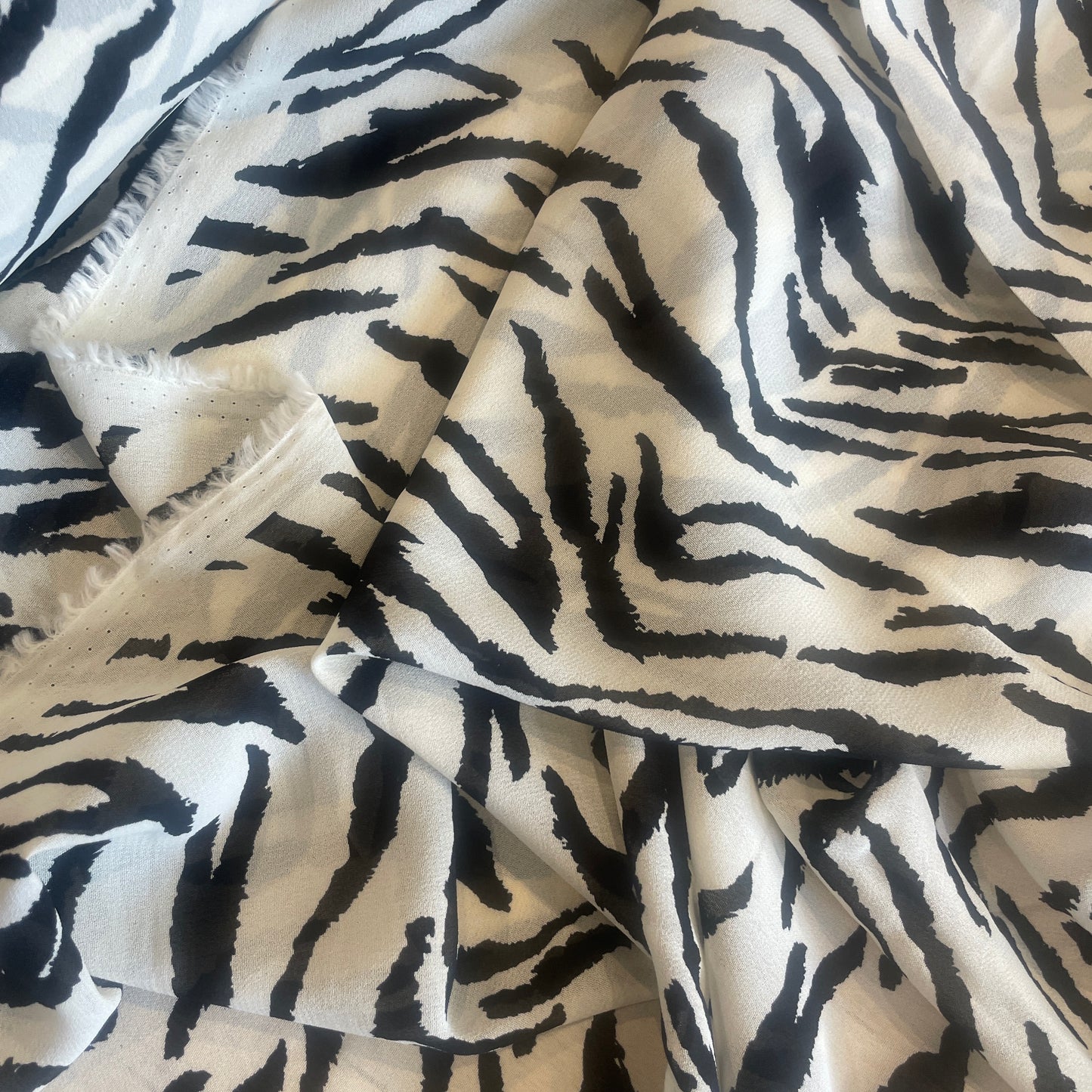 jungle fever viscose double georgette