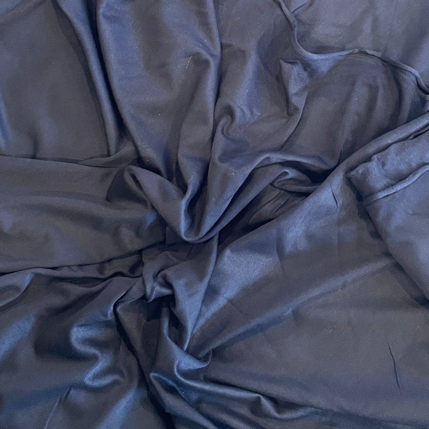 2m black lightweight viscose knit