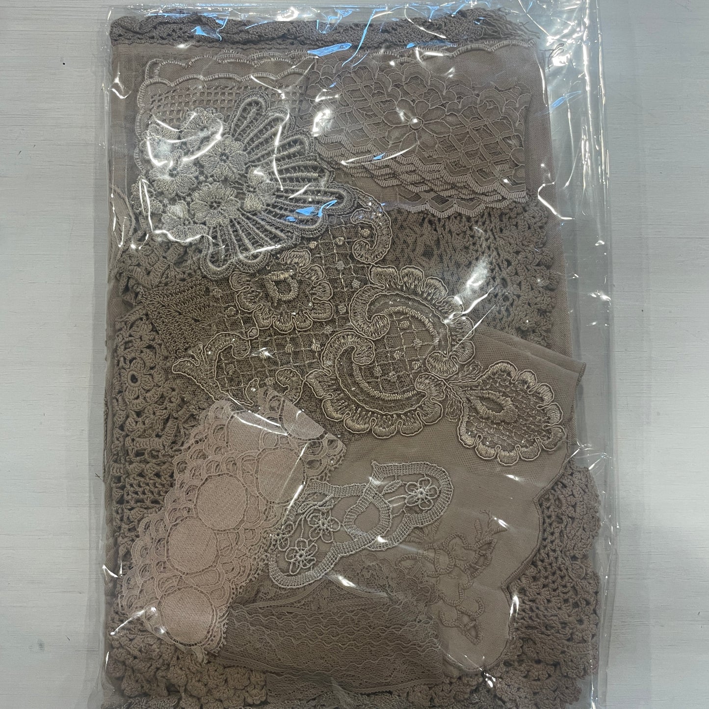 Mocha vintage linen pack #5