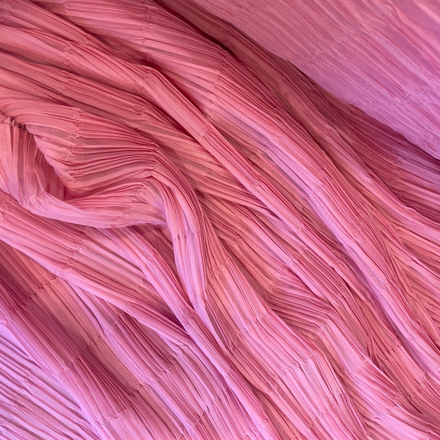 Fairy floss Perma Pleat Georgette