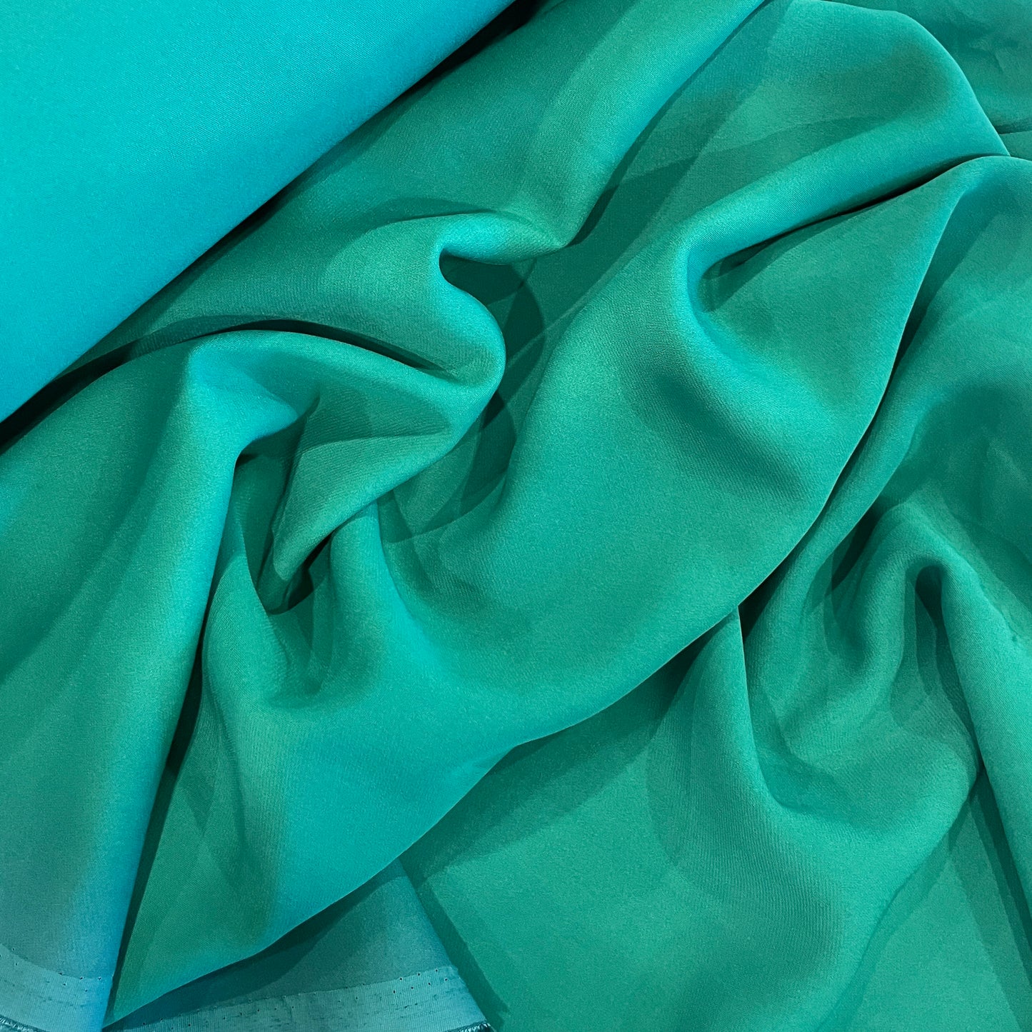 Coco Emerald stretch suiting
