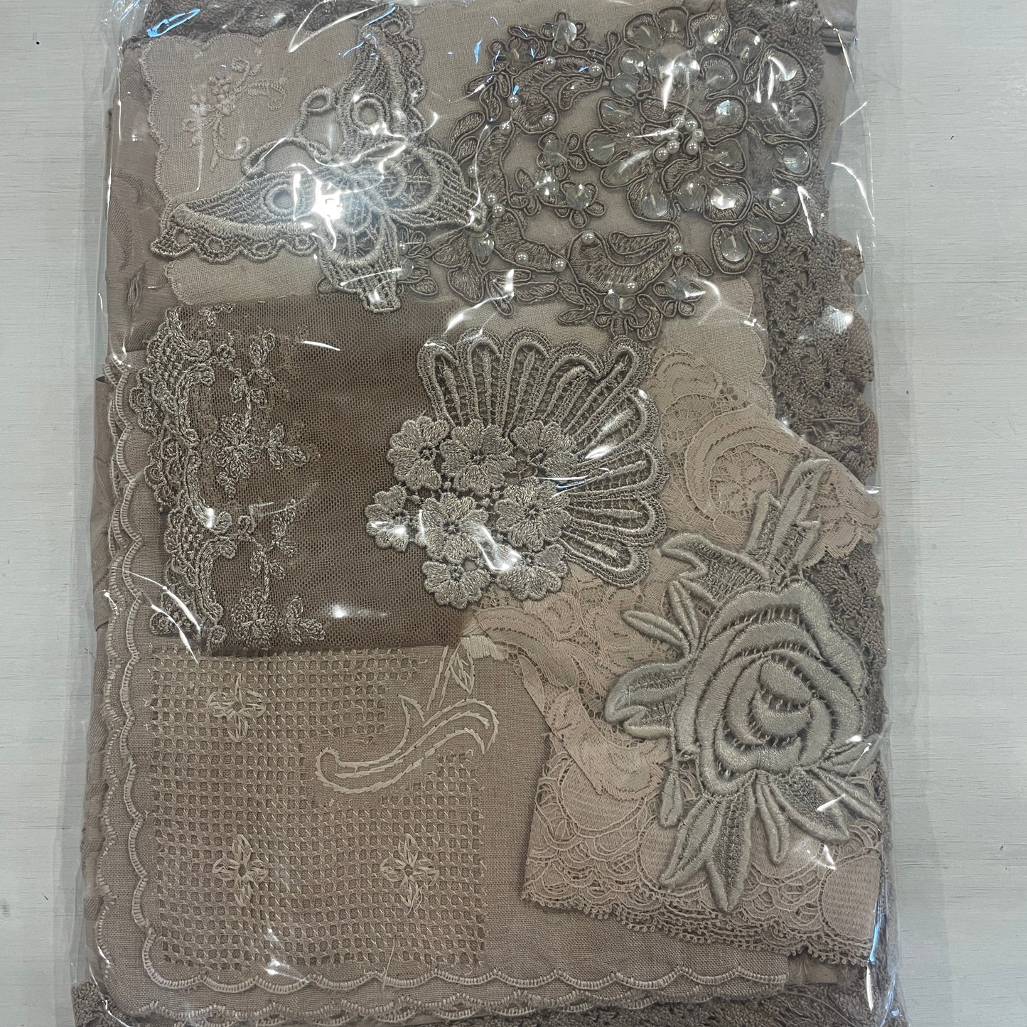 Mocha vintage linen pack #2