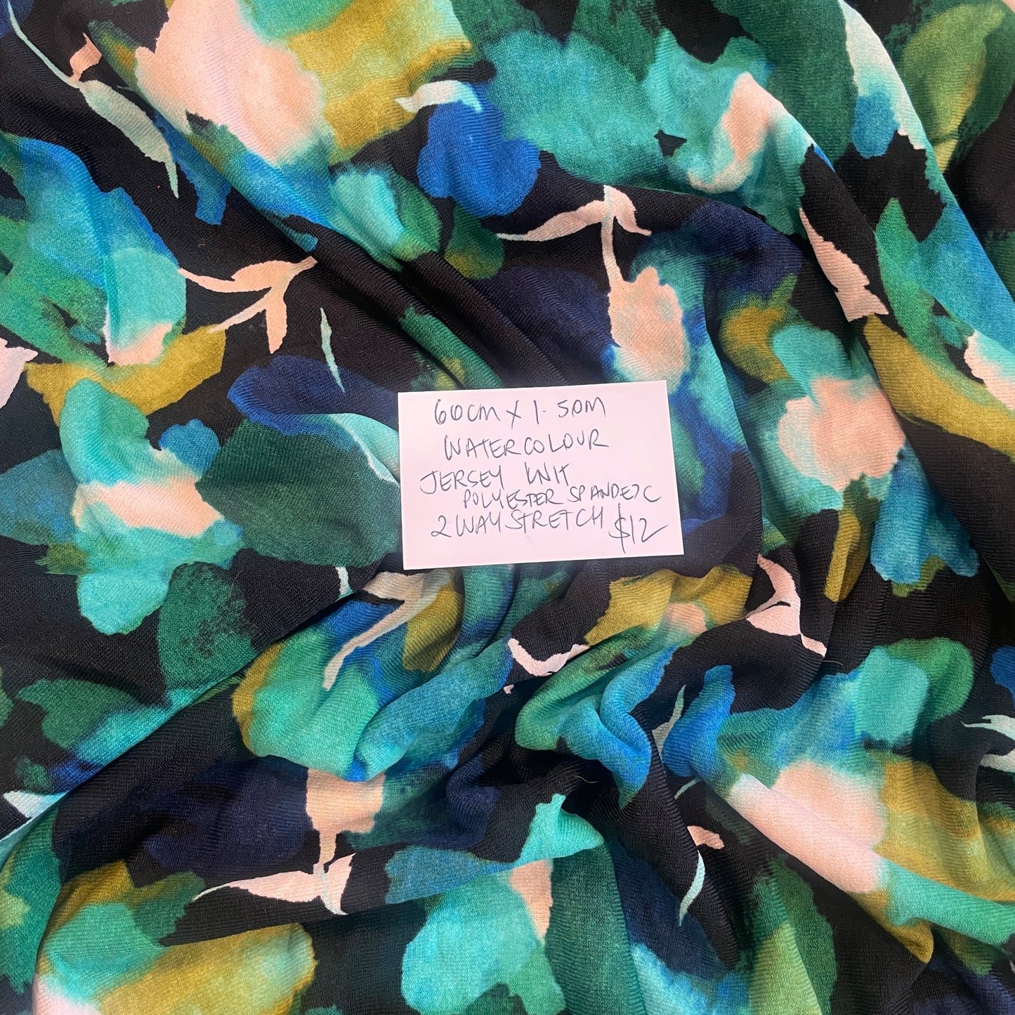 60cm watercolour jersey knit