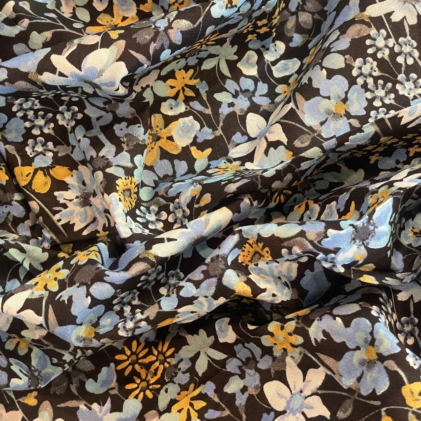 cascading flowers cotton lawn