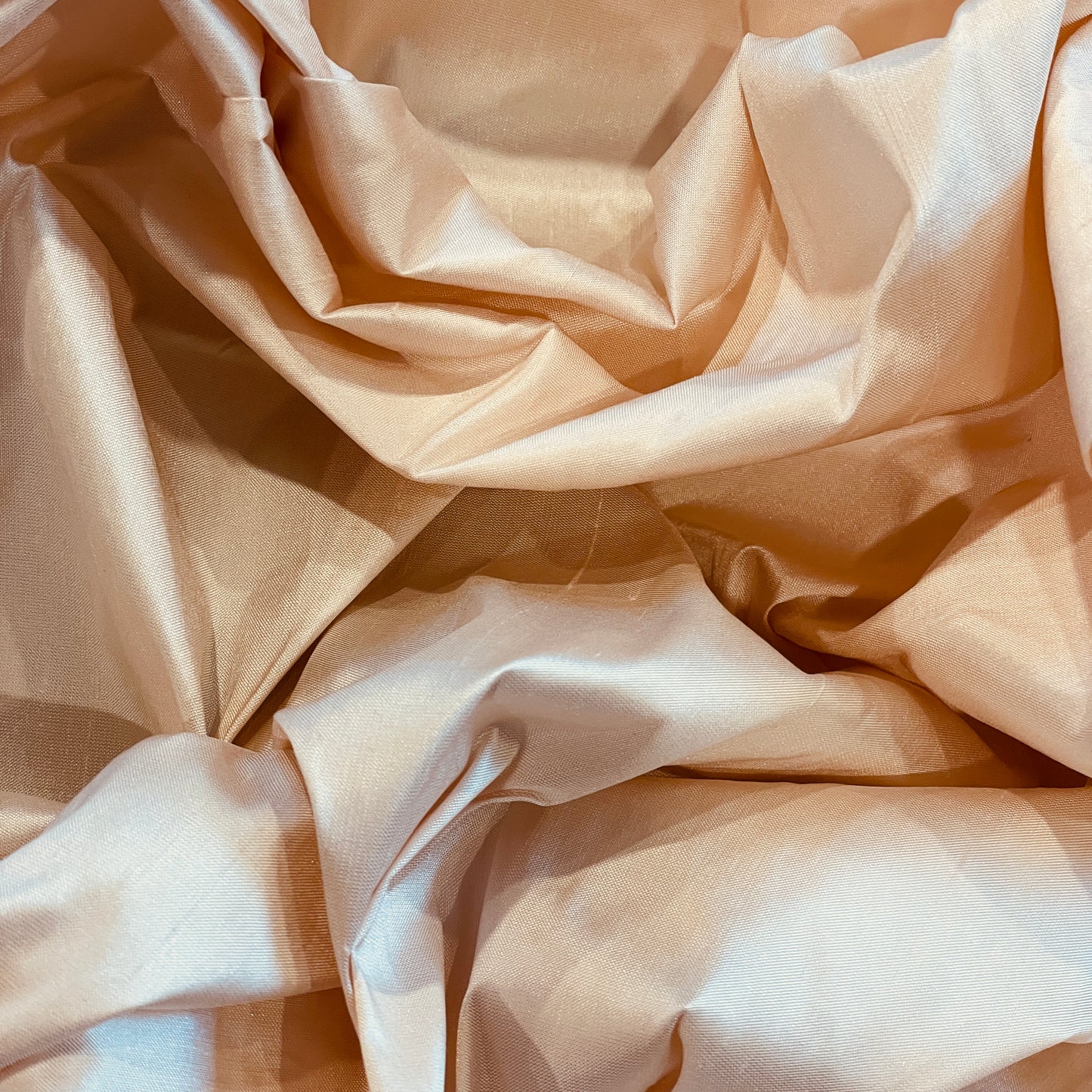 Blush silk taffeta