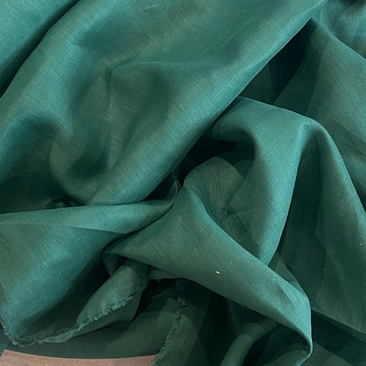 Glass green linen
