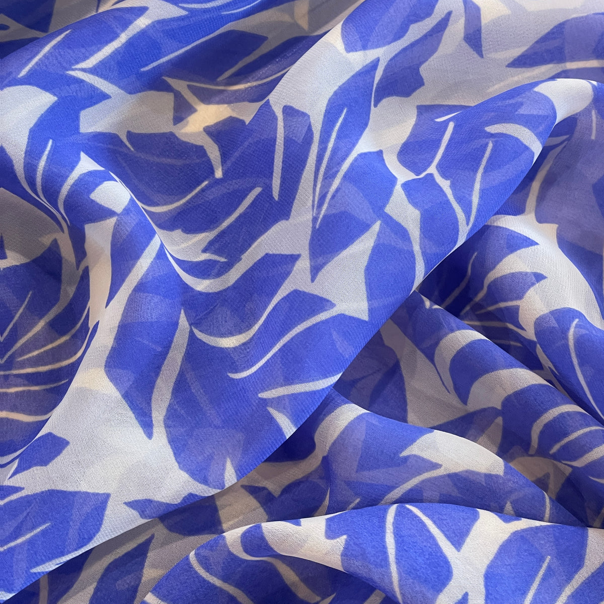 Royal leaves  georgette