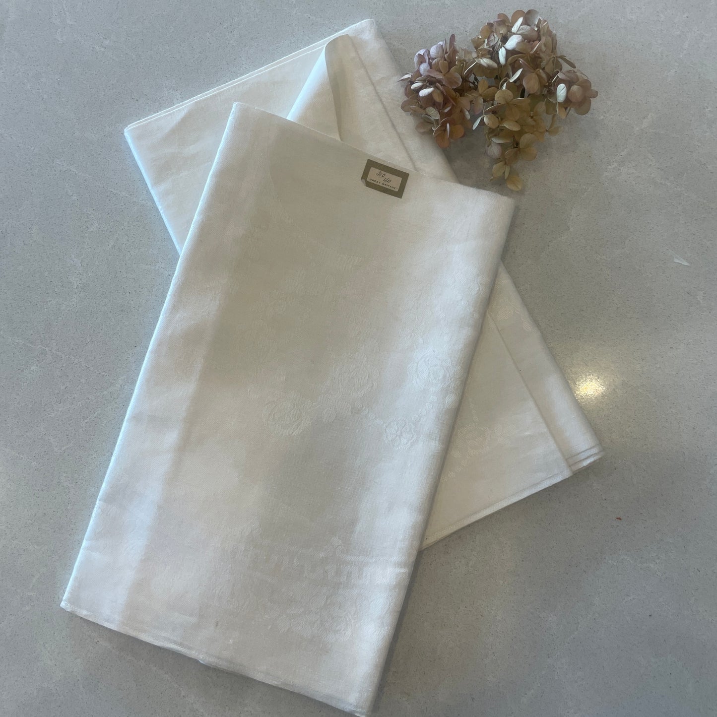 3.3m polished cream damask