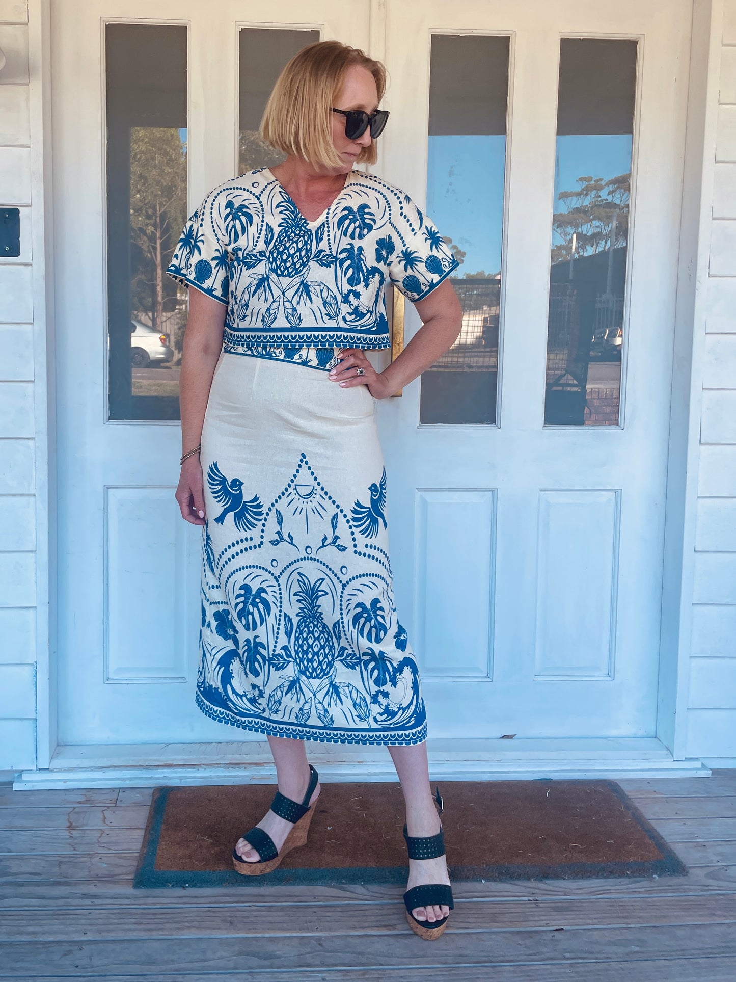 Paradise lost linen viscose MAKER SOCIETY EXCLUSIVE PRINT