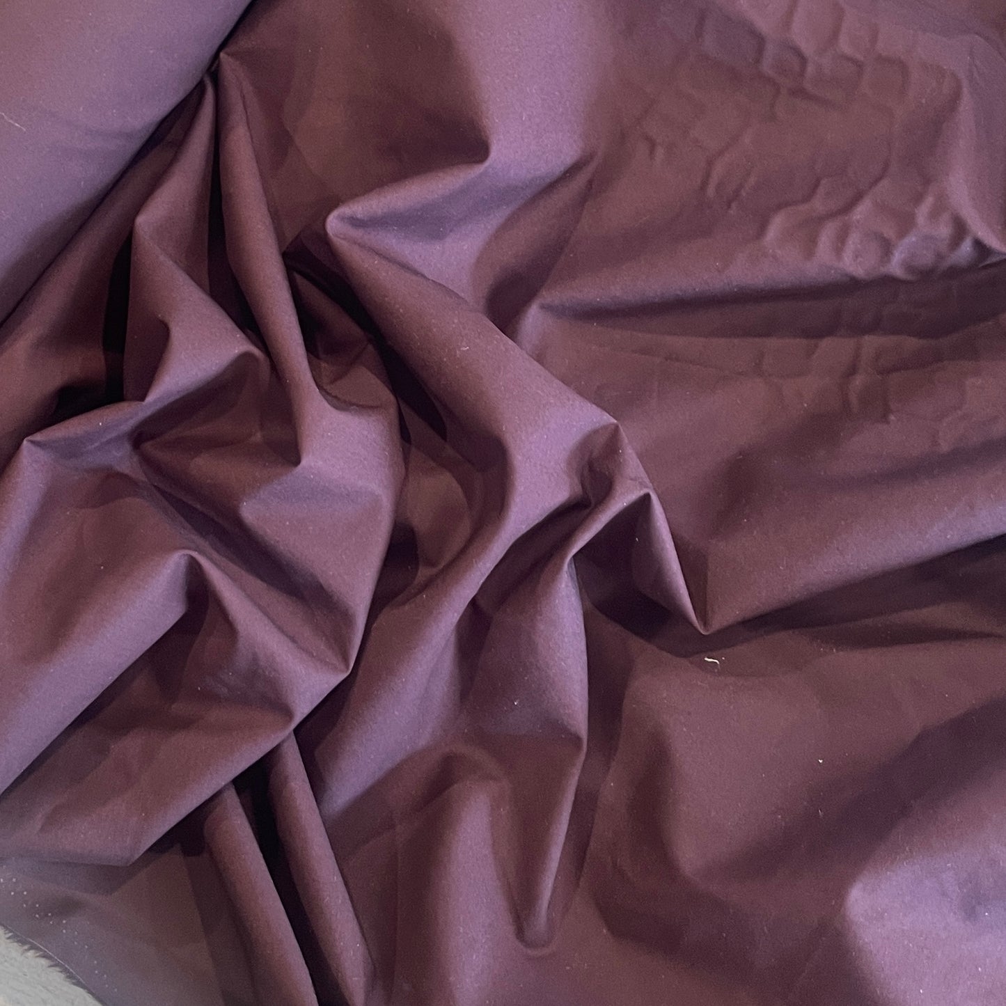Plum organic cotton lightweight stretch shirting