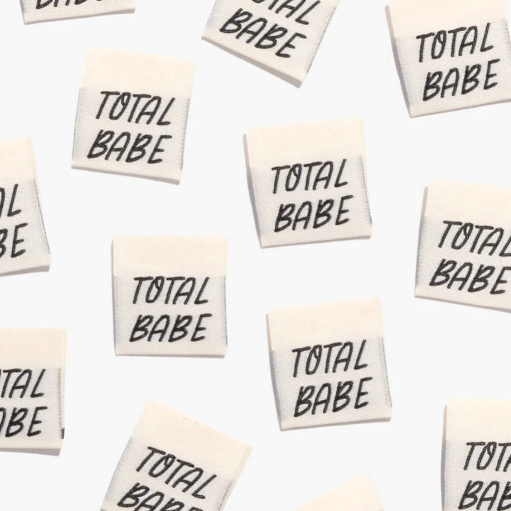 KATM Total Babe woven labels