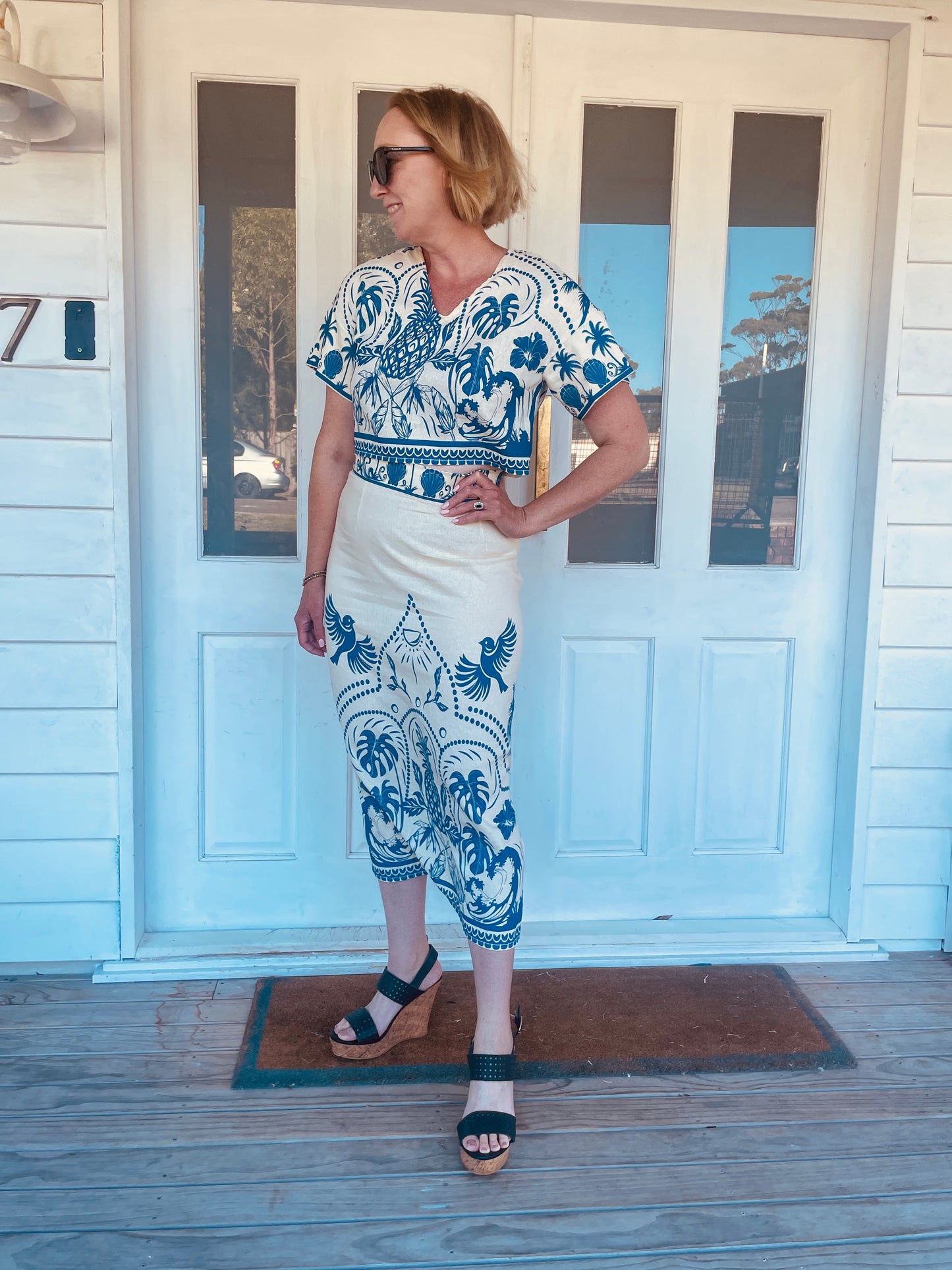Paradise lost linen viscose MAKER SOCIETY EXCLUSIVE PRINT